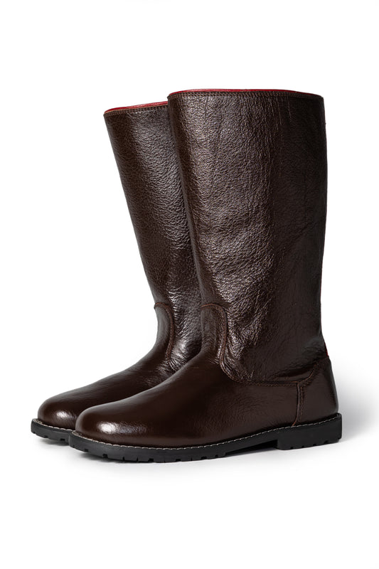 Messo Midcalf Leather Boots